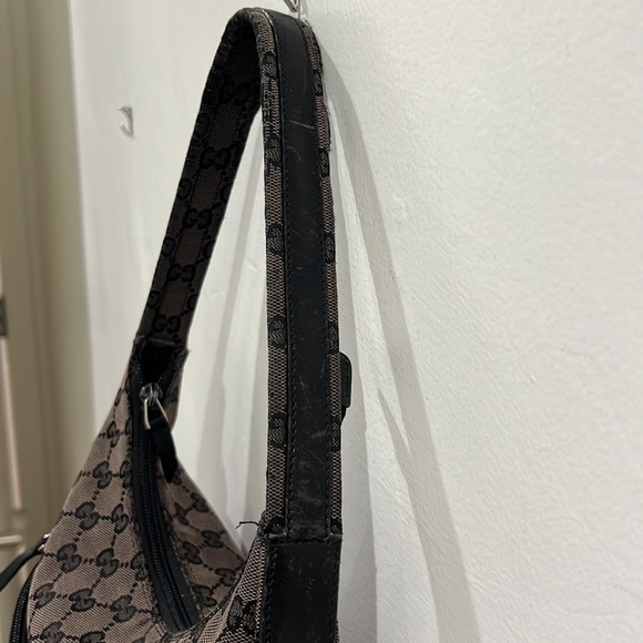 Vintage Gucci Monogram Bag Brown - Picture 4 of 10